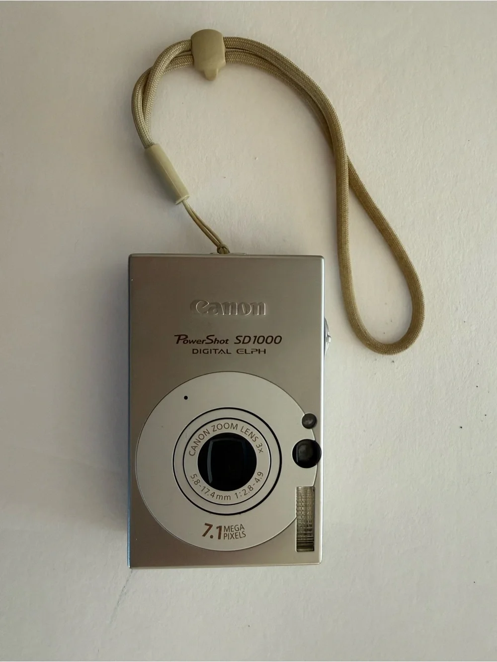 Canon PowerShot SD1000 Compact Digital ELPH with Accessories/Case DigiCam/Y2K